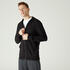 Men Cotton Blend Gym Jacket Hoodie 100 - Navy - Black