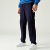 Men's Gym Cotton Blend Straight-Cut Jogging Bottoms 100 - Blue