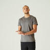 เสื้อยืดผู้ชายผ้าฝ้าย 100% สำหรับใส่ออกกำลังกายรุ่น Sportee (สีเทา)