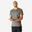 T-Shirt de Fitness Homem Sportee 100 Cinzento