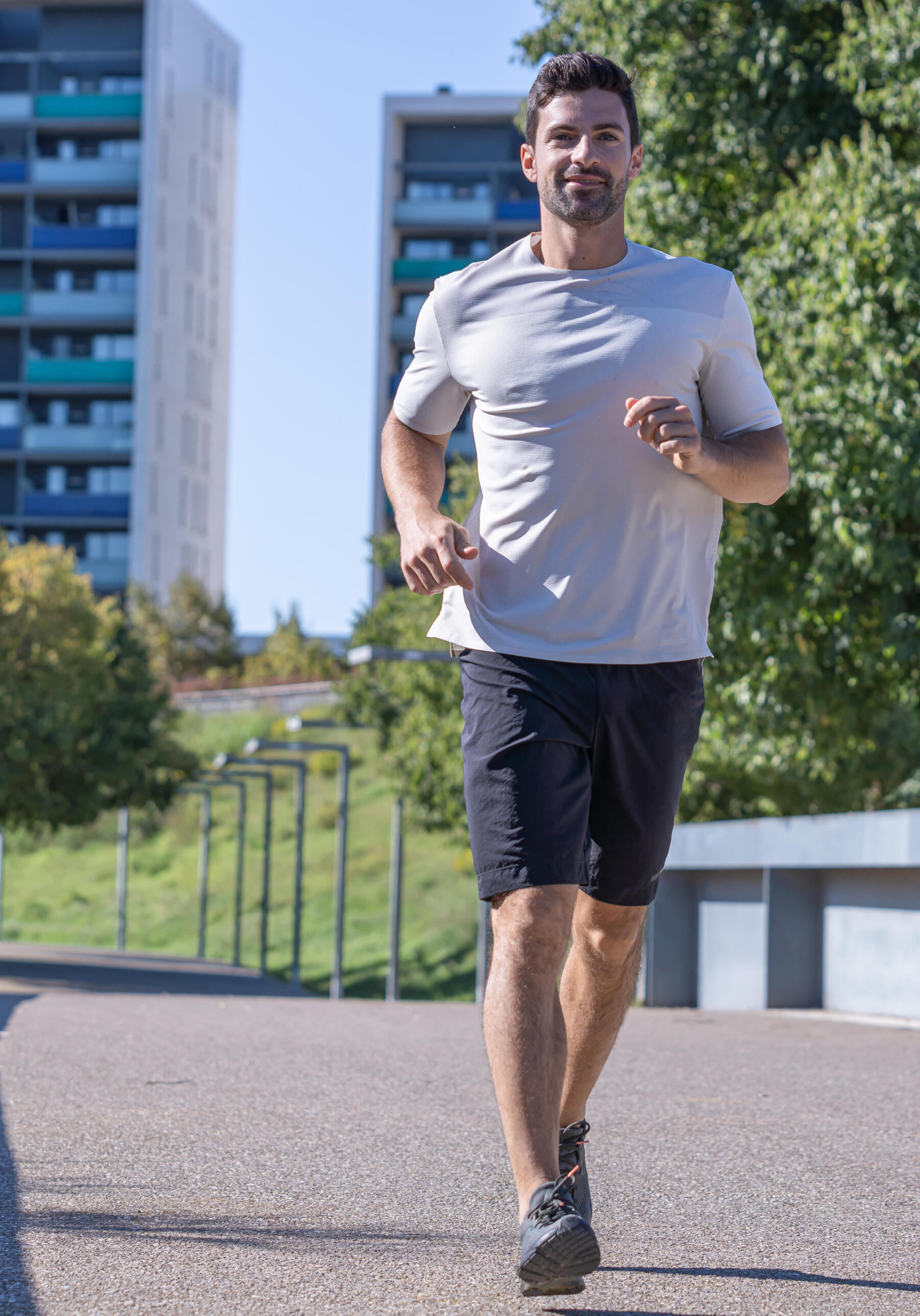 man running outside