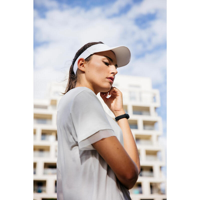 JOGGING VISOR WOMEN MEN - WHITE