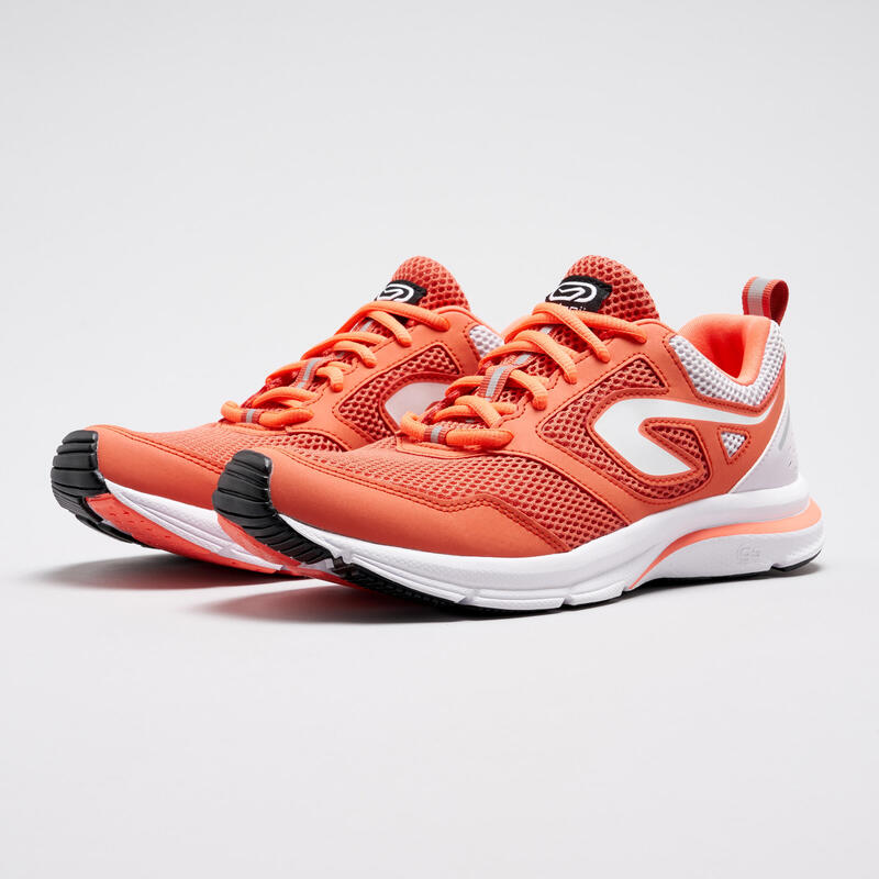 KALENJI RUN ACTIVE WOMEN'S RUNNING SHOES ORANGE Decathlon