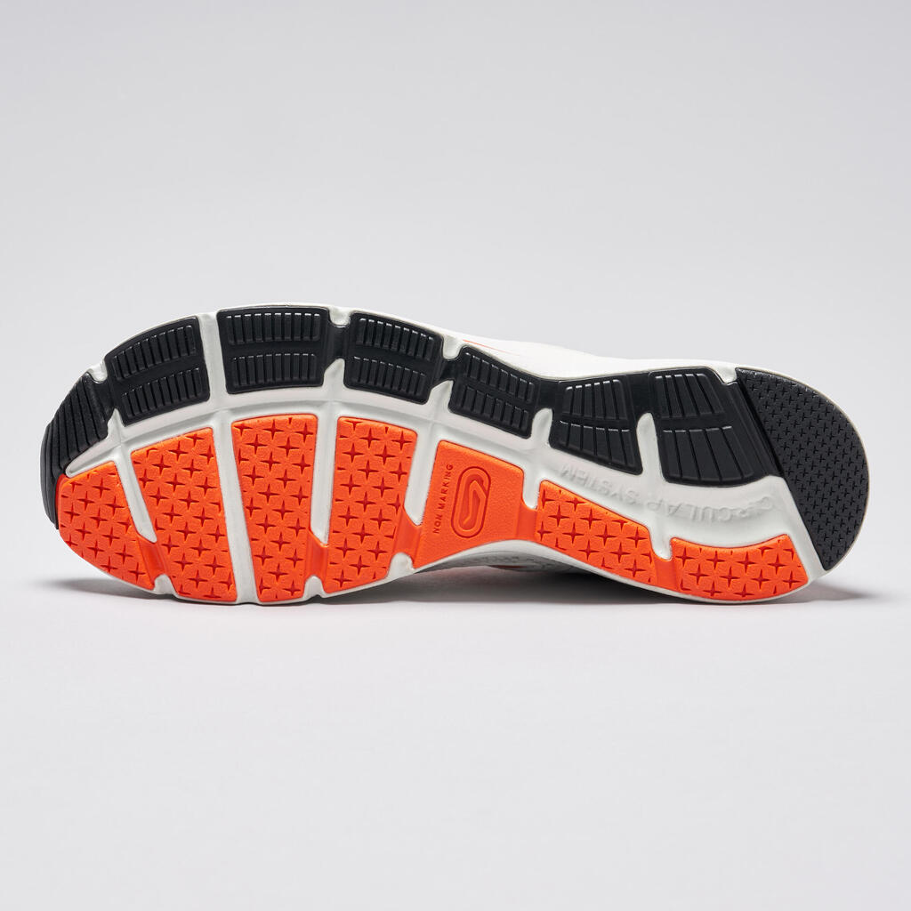 RUN ACTIVE MEN'S RUNNING SHOES - BLACK/ORANGE