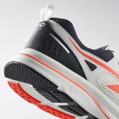 CHAUSSURE DE RUNNING HOMME BLANC CASSE