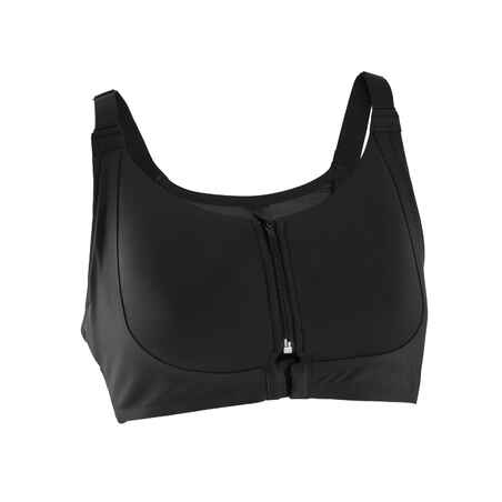 BRASSIERE RUNNING ZIP MAINTIEN ELEVE - Decathlon