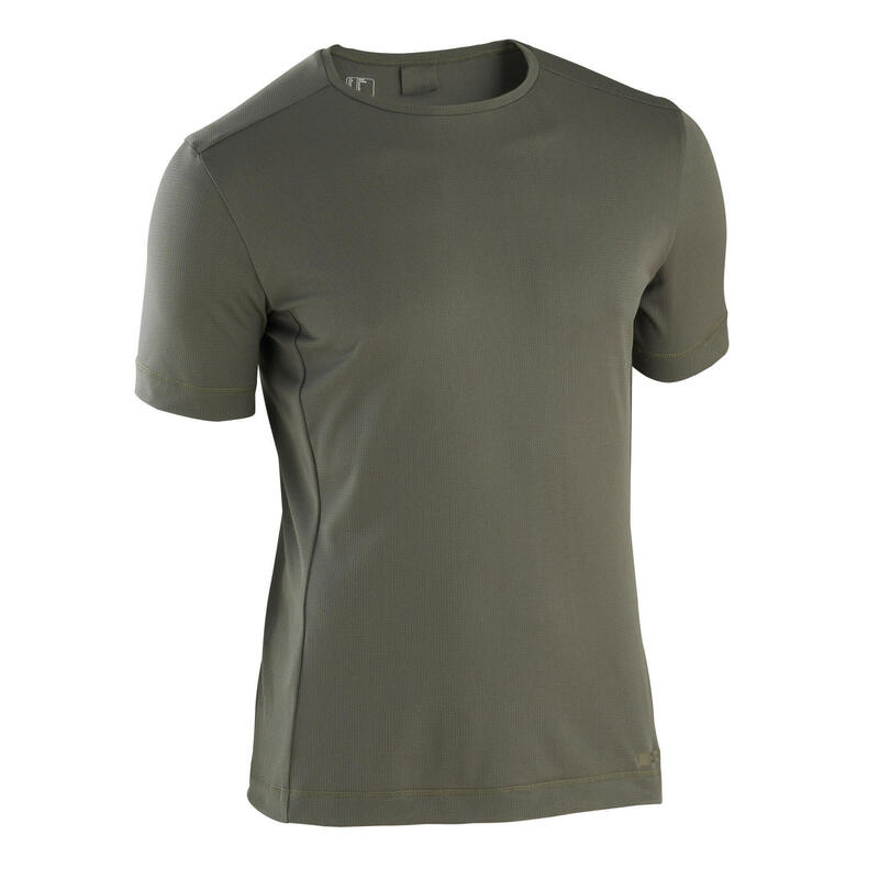 Dry Men's Breathable Running T-Shirt - Grey Khaki