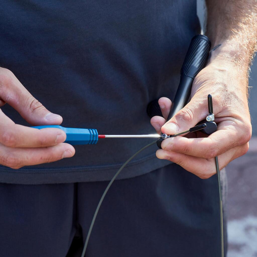 Geschwindigkeits-Springseil Crosstraining - Speed Rope schwarz