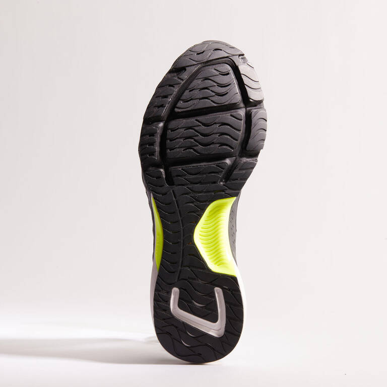 Sepatu Lari Pria Kiprun KS 500 - hitam kuning