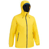 Куртка для парусного спорта водонепроницаемая ветрозащитная мужская желтая SAILING 100 Tribord