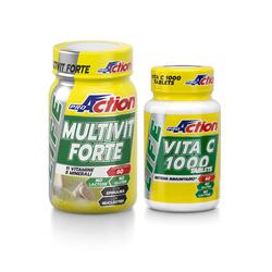 Special pack immunitario LIFE MULTIVIT FORTE 60 cpr + Vita C 1000 Tablets 60 cpr