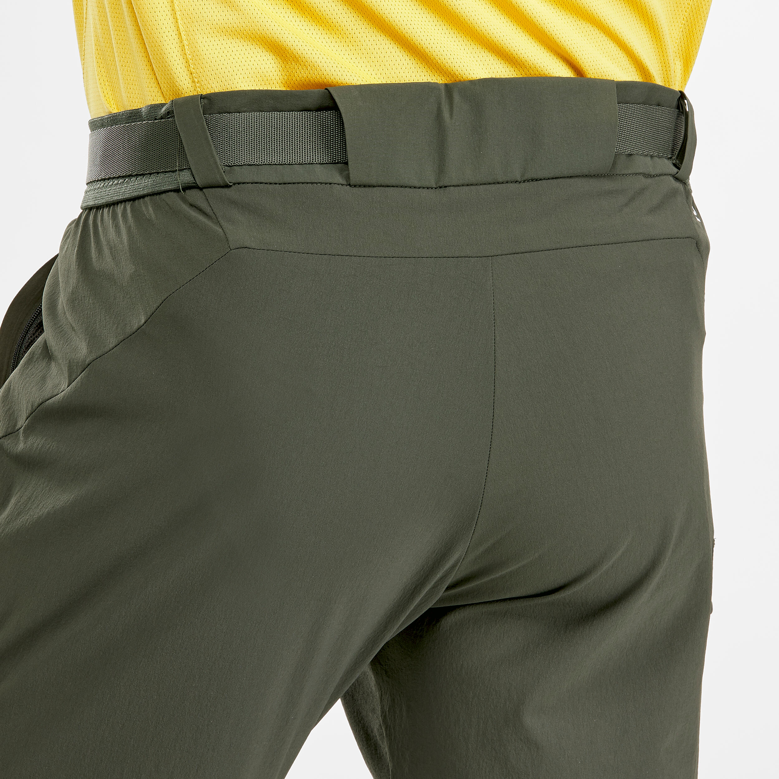 PANTALÓN SENDERISMO HOMBRE MH500 VERDE OSCURO - Decathlon