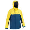 Men's Waterproof Windproof Sailing Jacket 300 - Yellow Blue