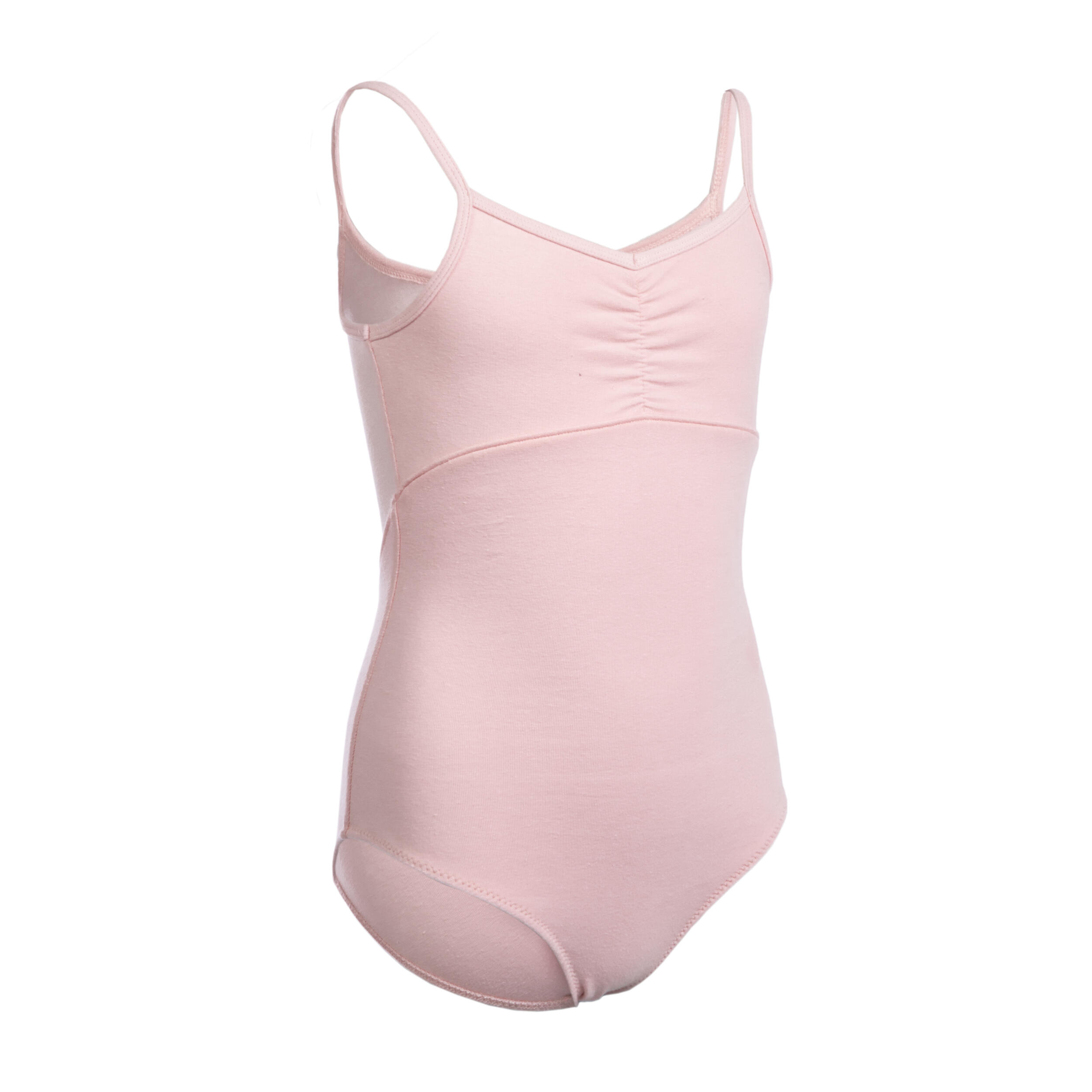 Girls’ Ballet Camisole Leotard - Pale Pink - STAREVER
