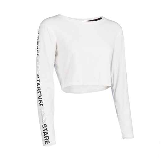 
      Women's Urban Dance Long-Sleeved T-Shirt - White
  