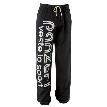Pantalon Jogging Panzeri Uni Noir Blanc
