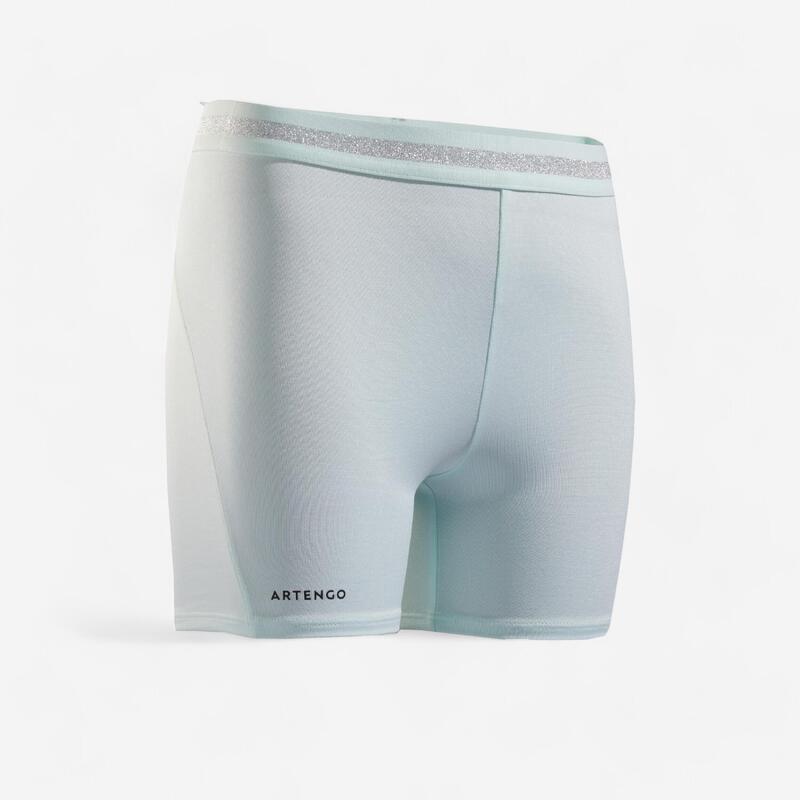 SHORTY TENNIS FILLE ARTENGO 500 VERT CLAIR