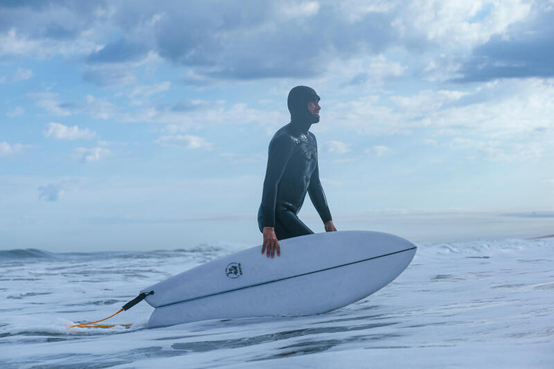 Pianka surfingowa męska Olaian 900 z neoprenu 5/4 mm z kapturem