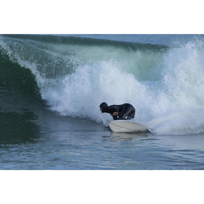 Neopreno surf Hombre agua fría 5/4mm con capucha 900 negro