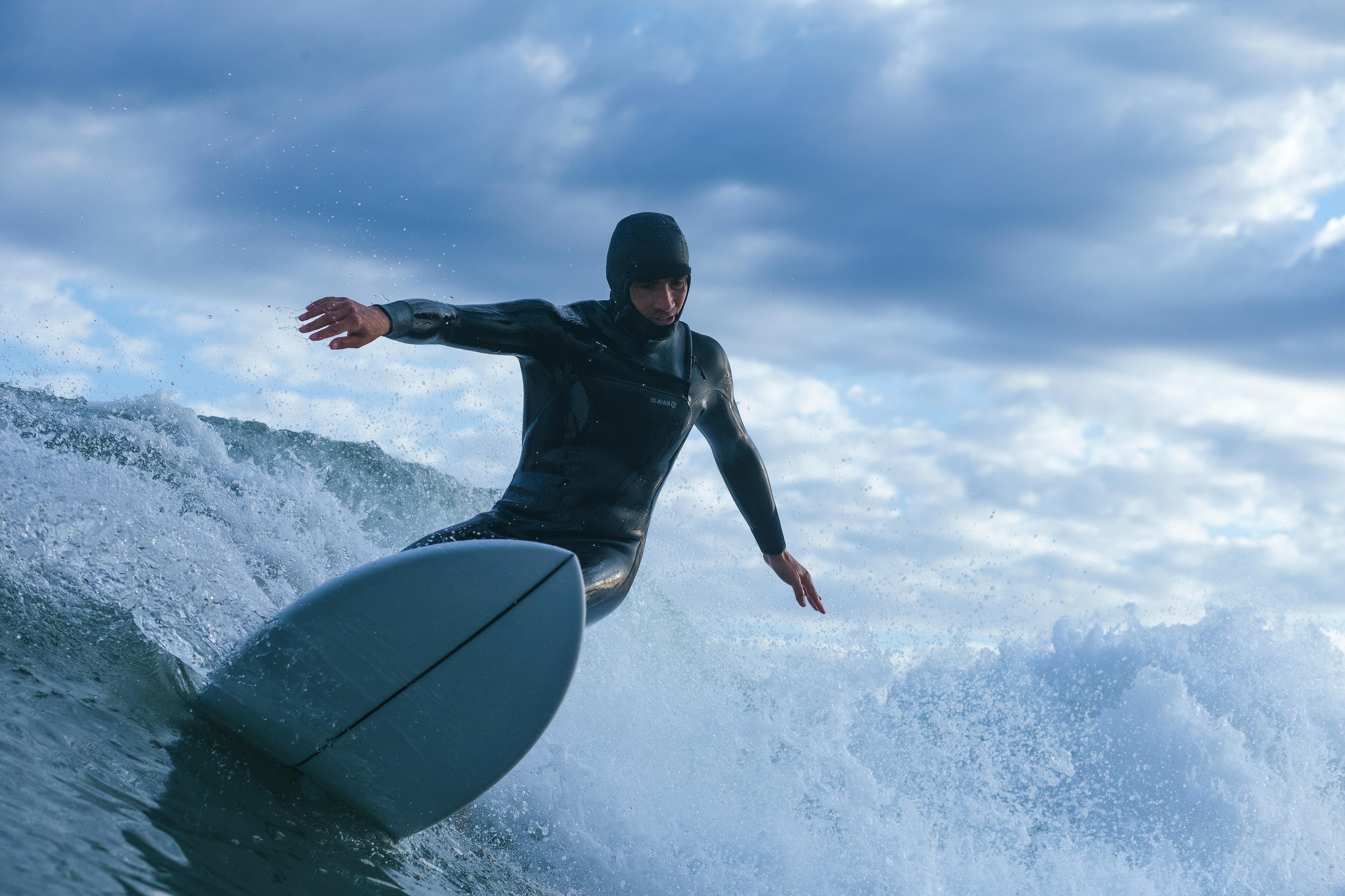 Men’s 5/4 mm Neoprene Surfing Wetsuit - 900 - OLAIAN