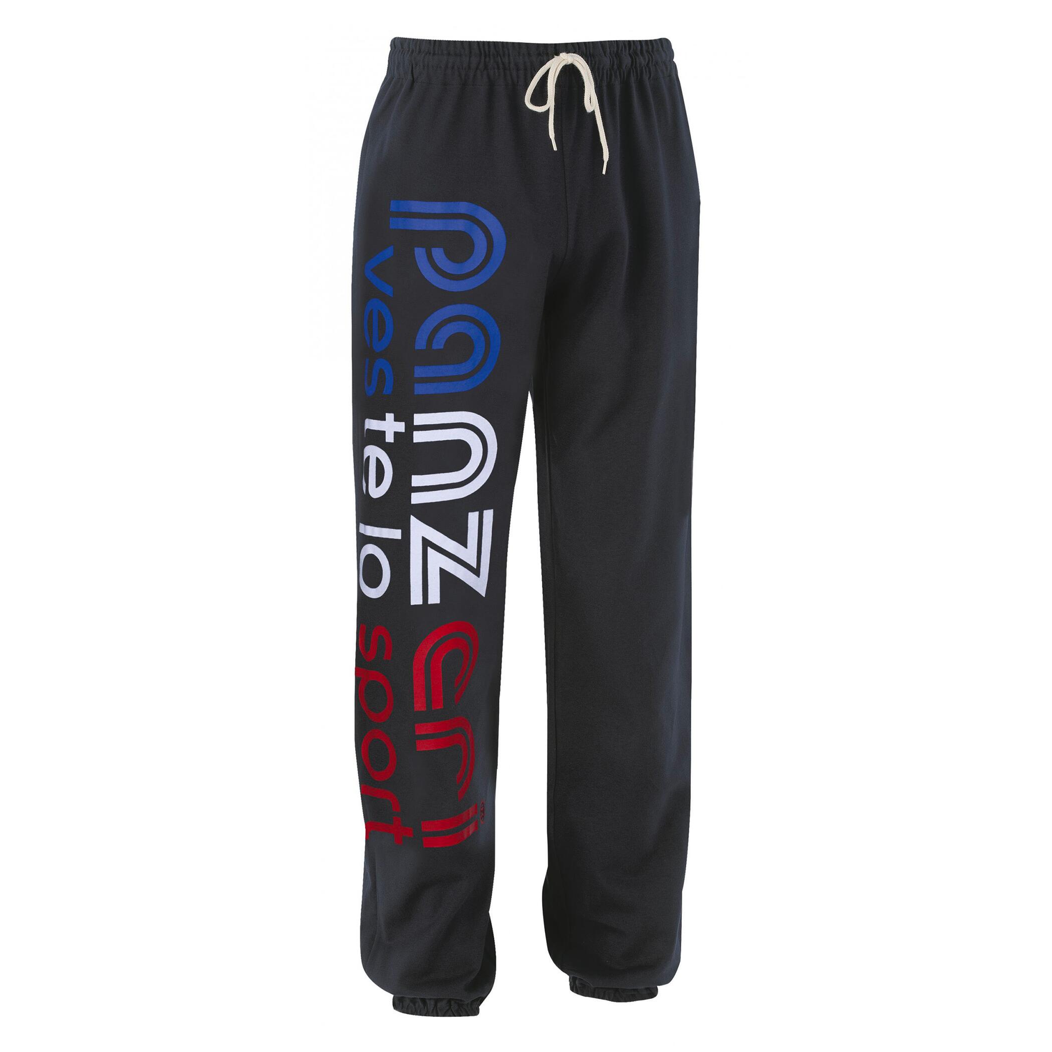 PANZERI Tracksuit Bottoms - Blue/White/Red