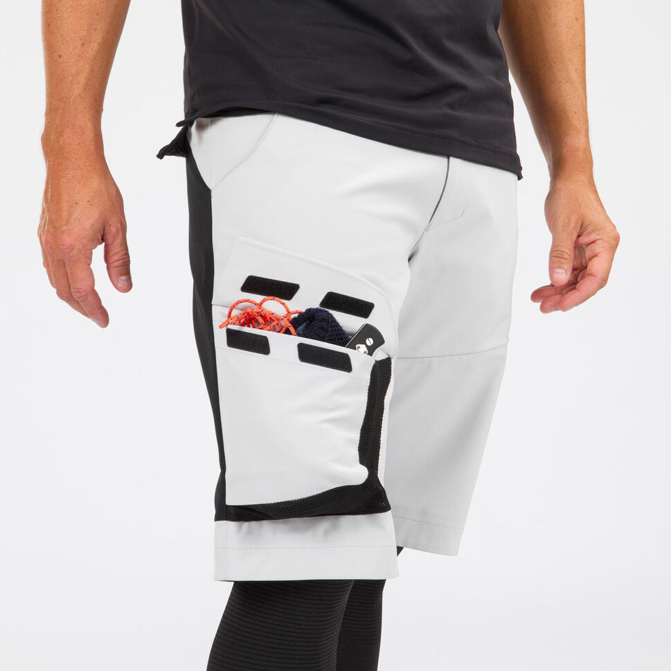TRIBORD Waterdichte zeilshort Sailing 900 Tribord lichtgrijs | Decathlon