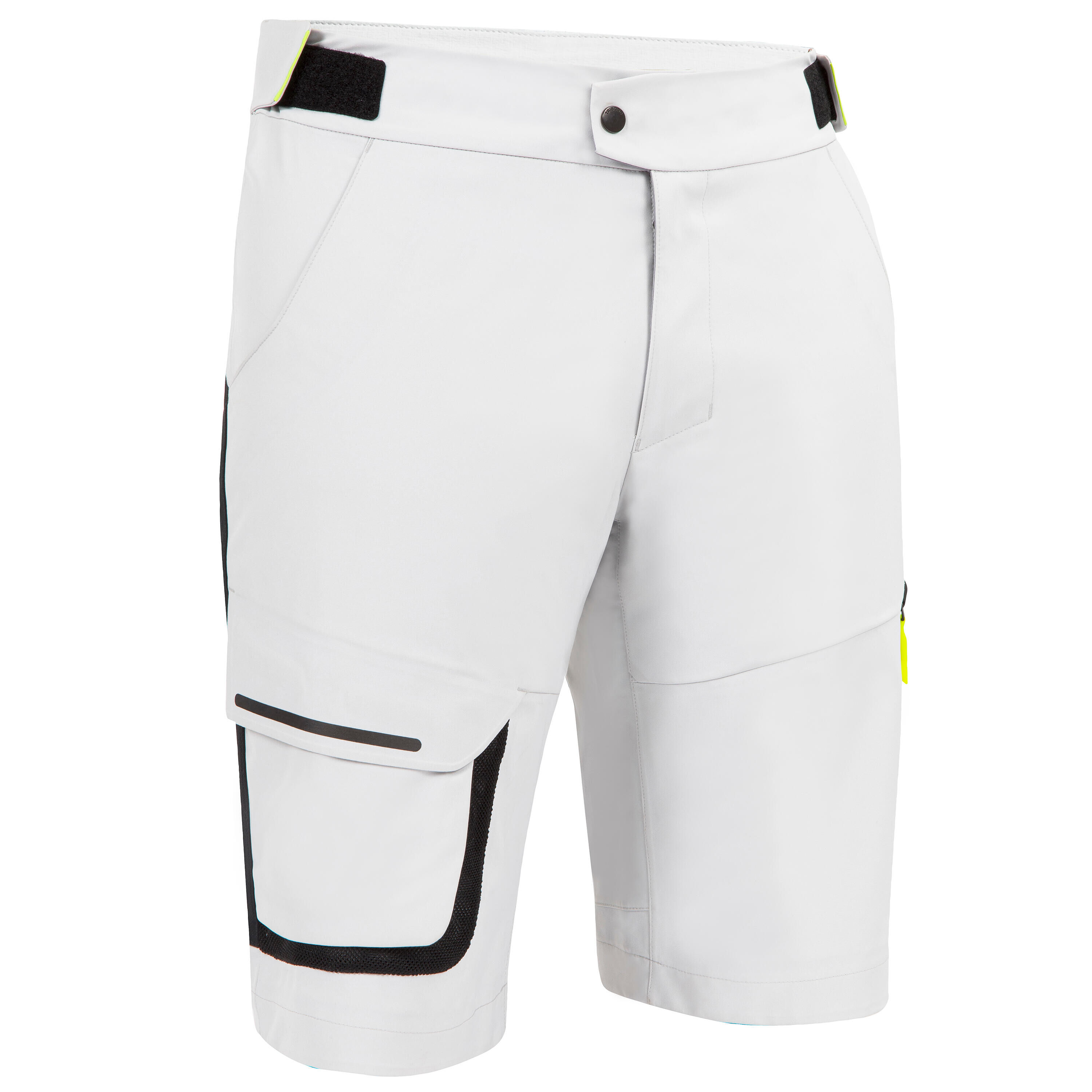 TRIBORD Waterproof Sailing Shorts Tribord 900 - Light Grey