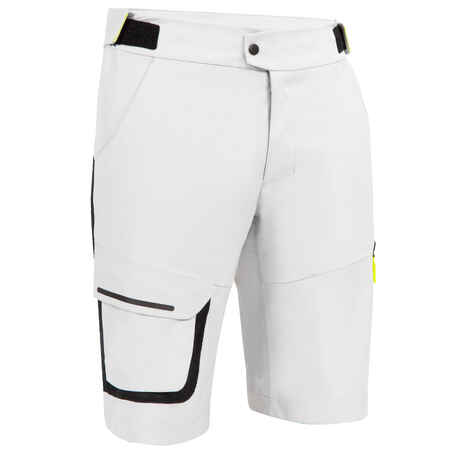 Waterproof Sailing Shorts Tribord 900 - Light Grey