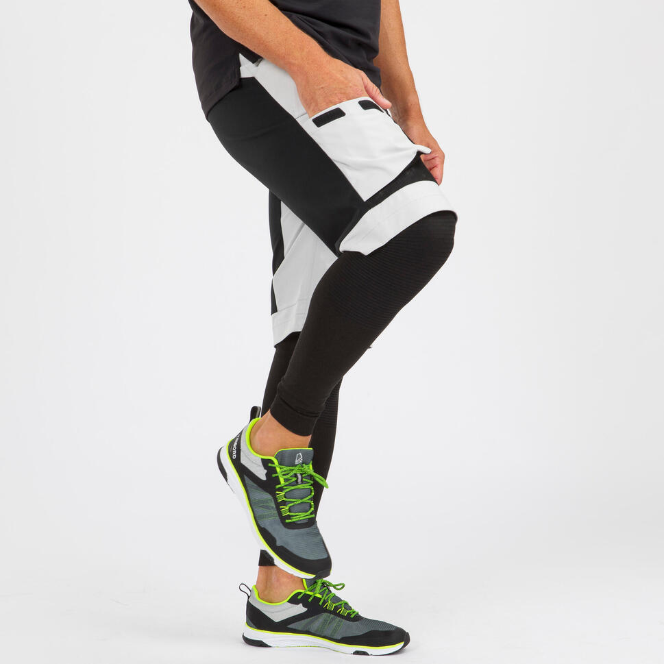 TRIBORD Waterdichte zeilshort Sailing 900 Tribord lichtgrijs | Decathlon