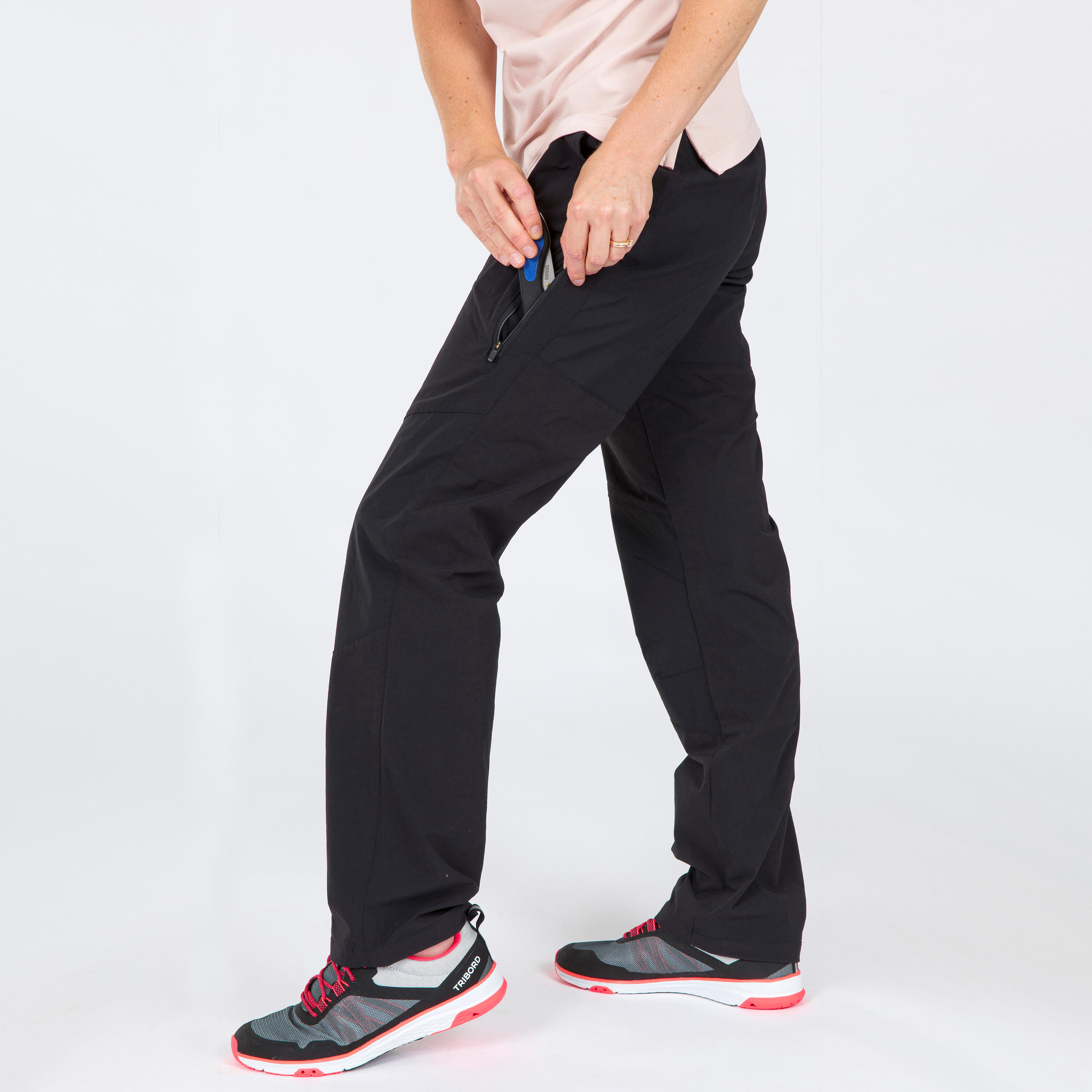 Pantaloni vela donna SAILING 500 neri 6/10