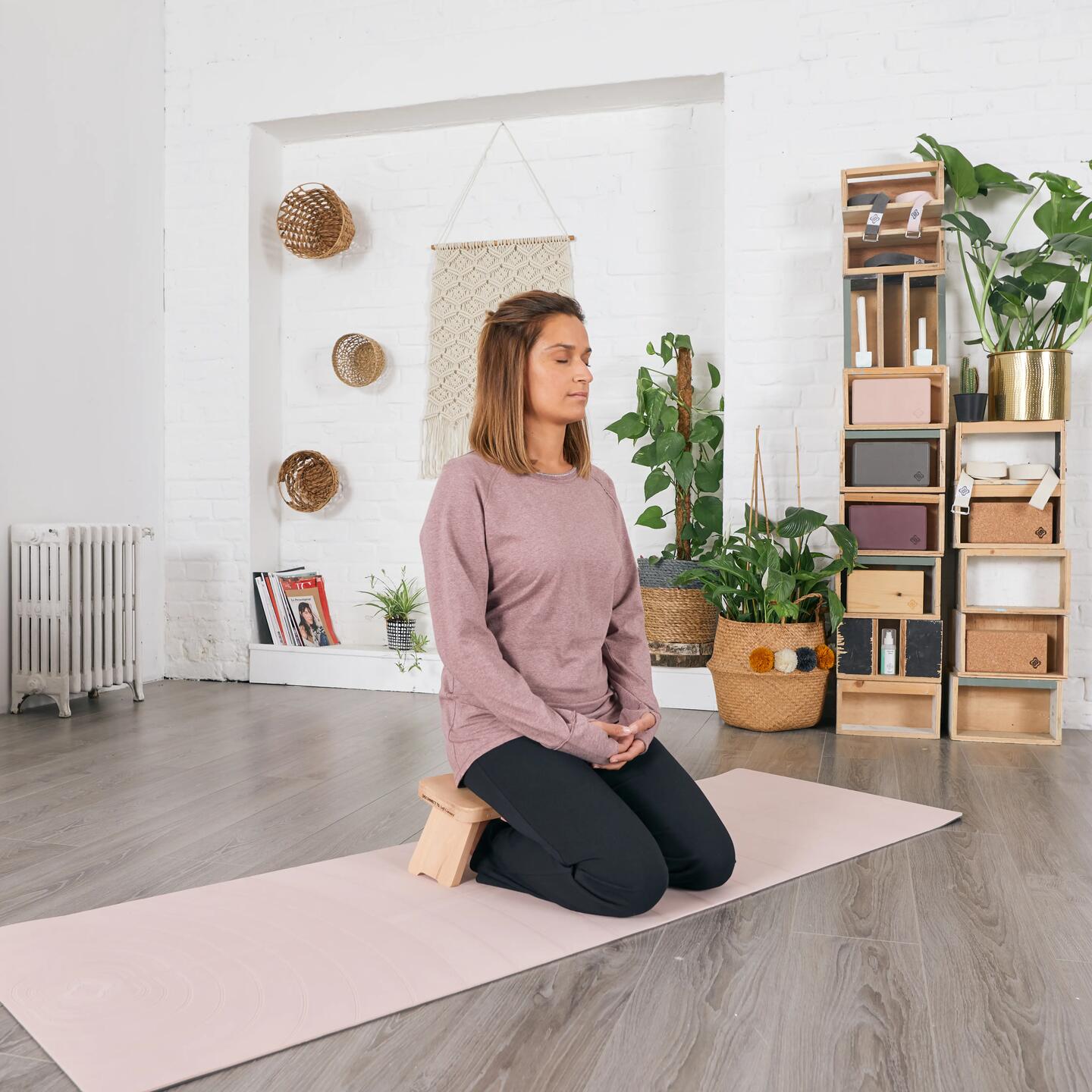 DECATHLON KIMJALY Yoga- und Meditationsbank klappbar Image