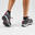 Women’s waterproof mountain walking shoes - MH100 - Grey/Pink