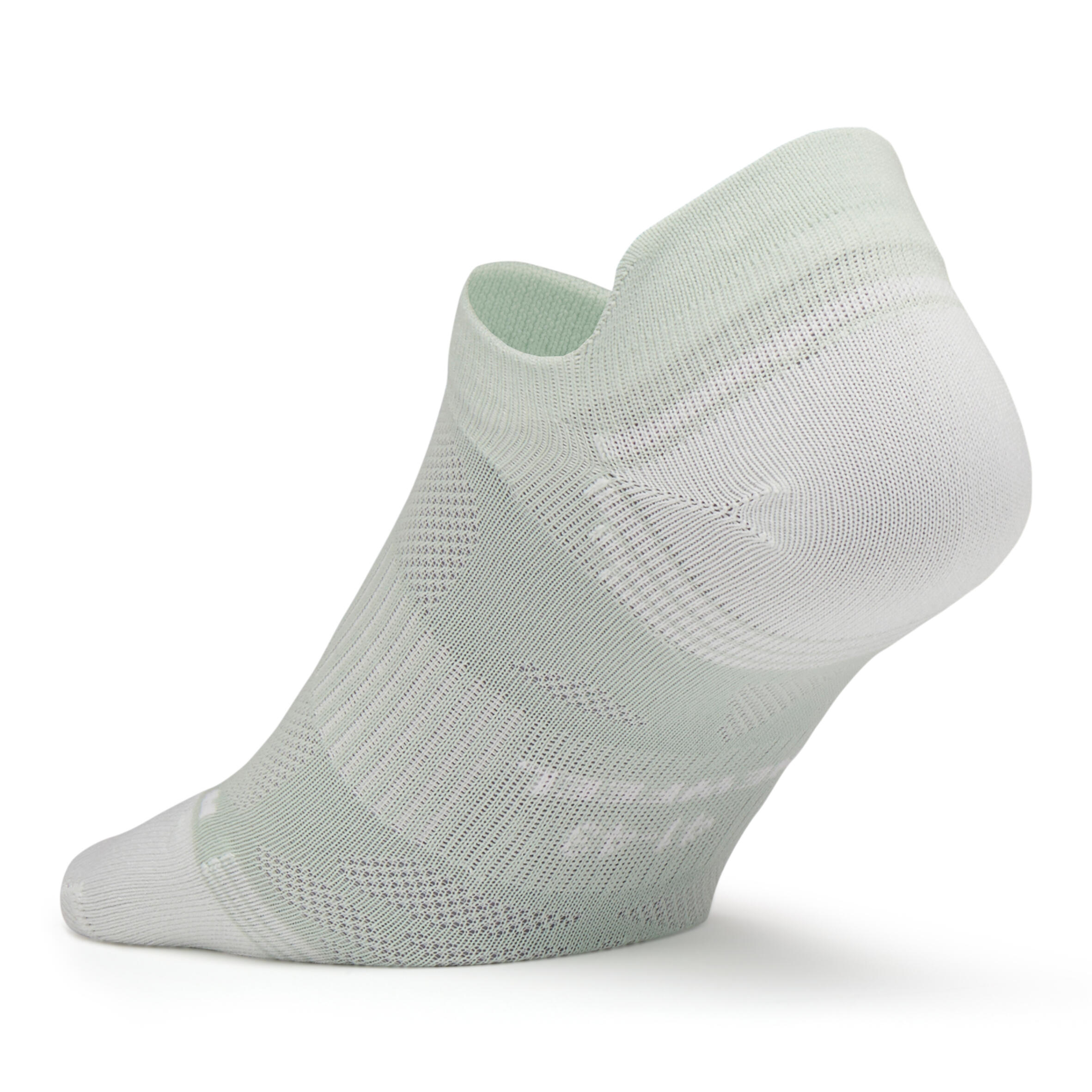 WS 500 Invisible Fresh Active and Nordic Walking Socks - Pink/Yellow/Green 6/6
