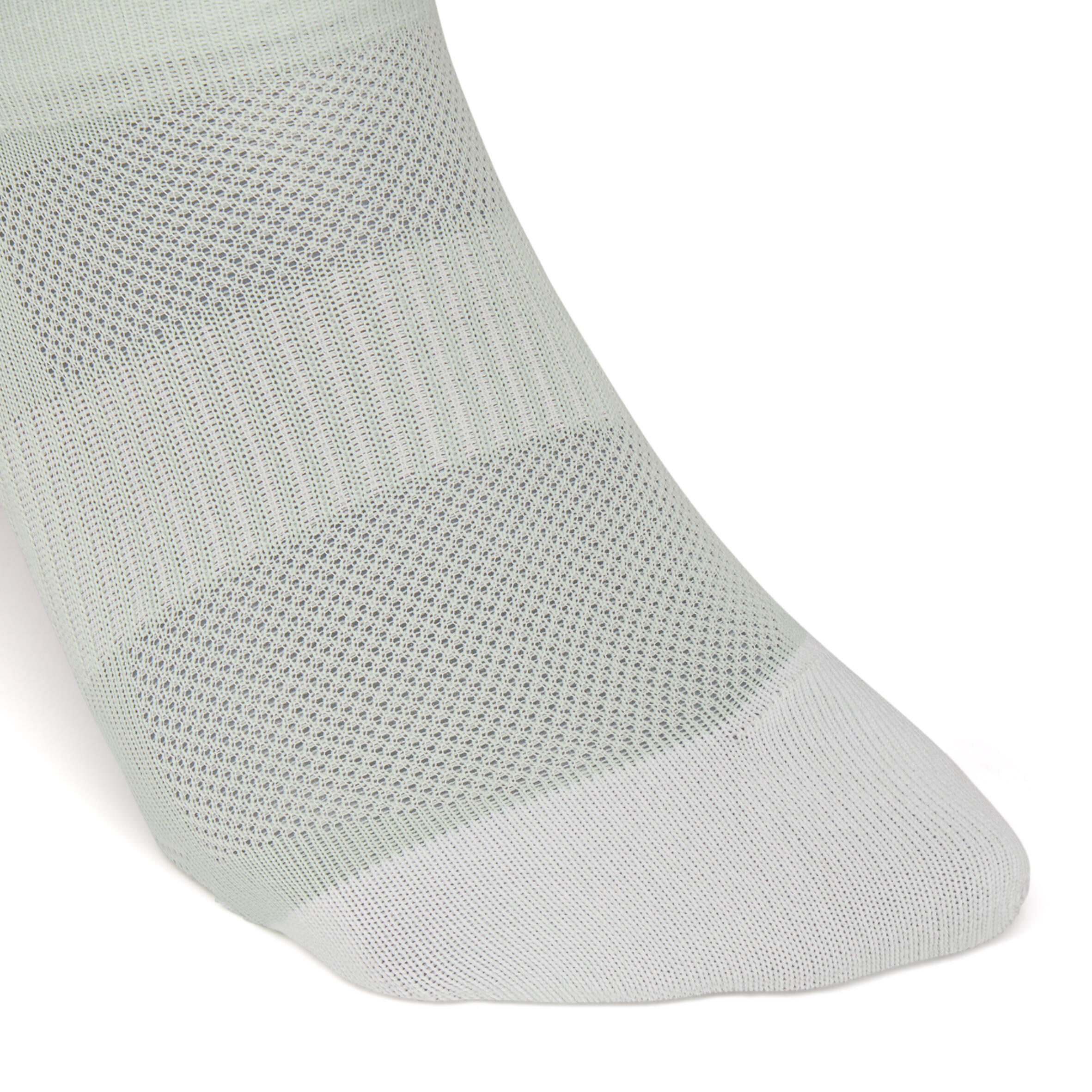 WS 500 Invisible Fresh Active and Nordic Walking Socks - Pink/Yellow/Green 5/6
