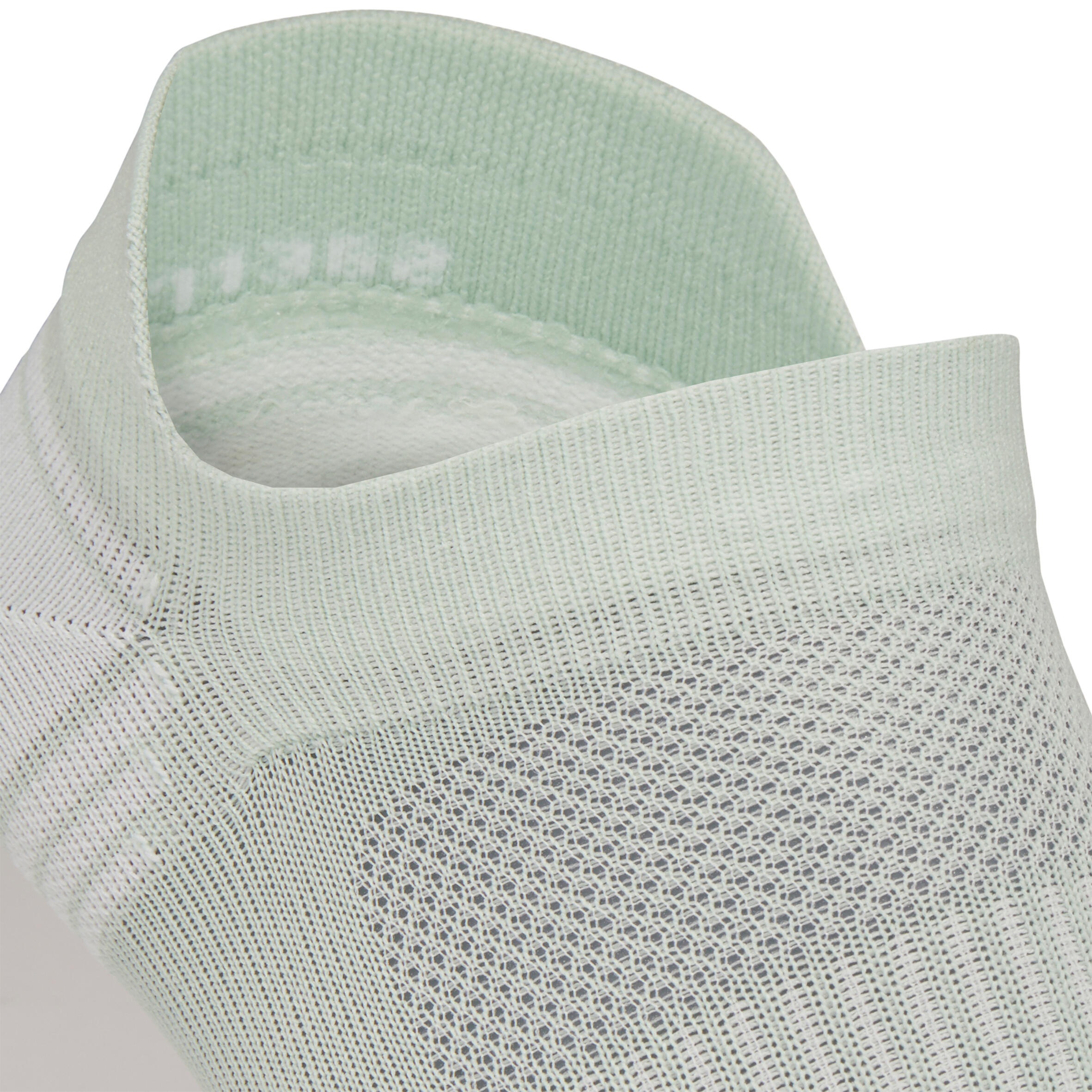 WS 500 Invisible Fresh Active and Nordic Walking Socks - Pink/Yellow/Green 3/6