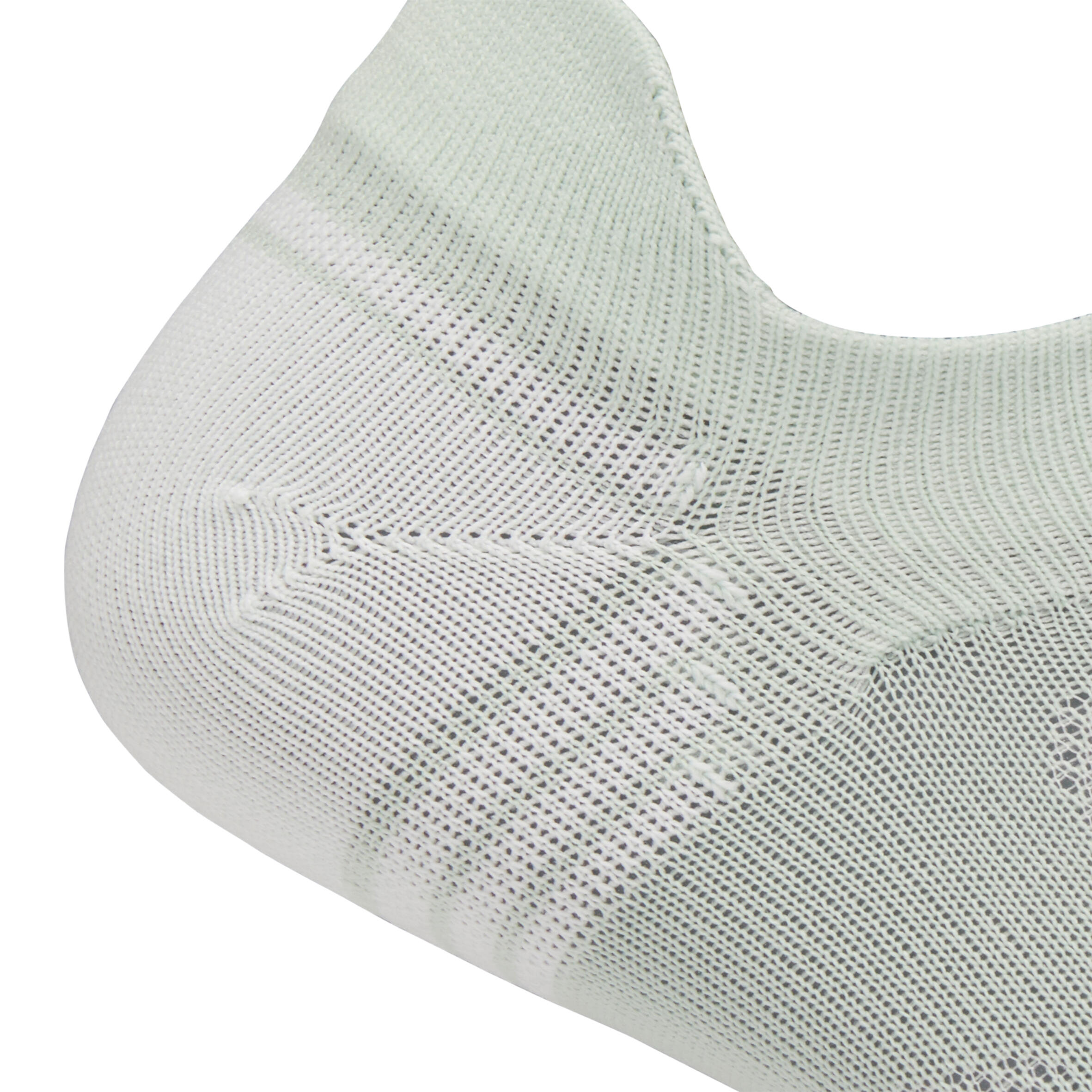 WS 500 Invisible Fresh Active and Nordic Walking Socks - Pink/Yellow/Green 4/6