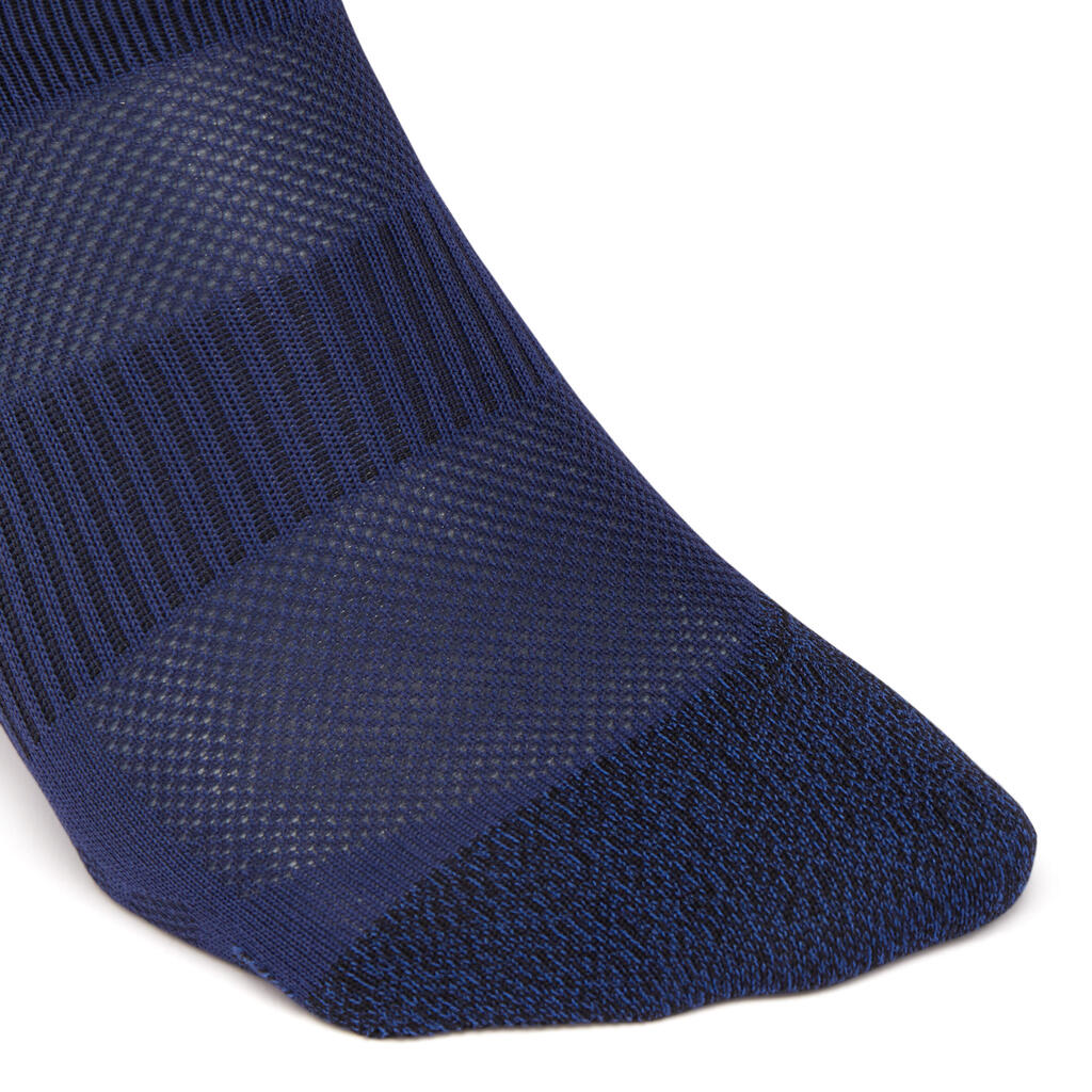 Ponožky na športovú/severskú chôdzu WS 500 Invisible Fresh modré/biele/modré