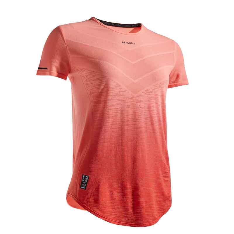 Tennis T-Shirt Damen TS Light 990 koralle