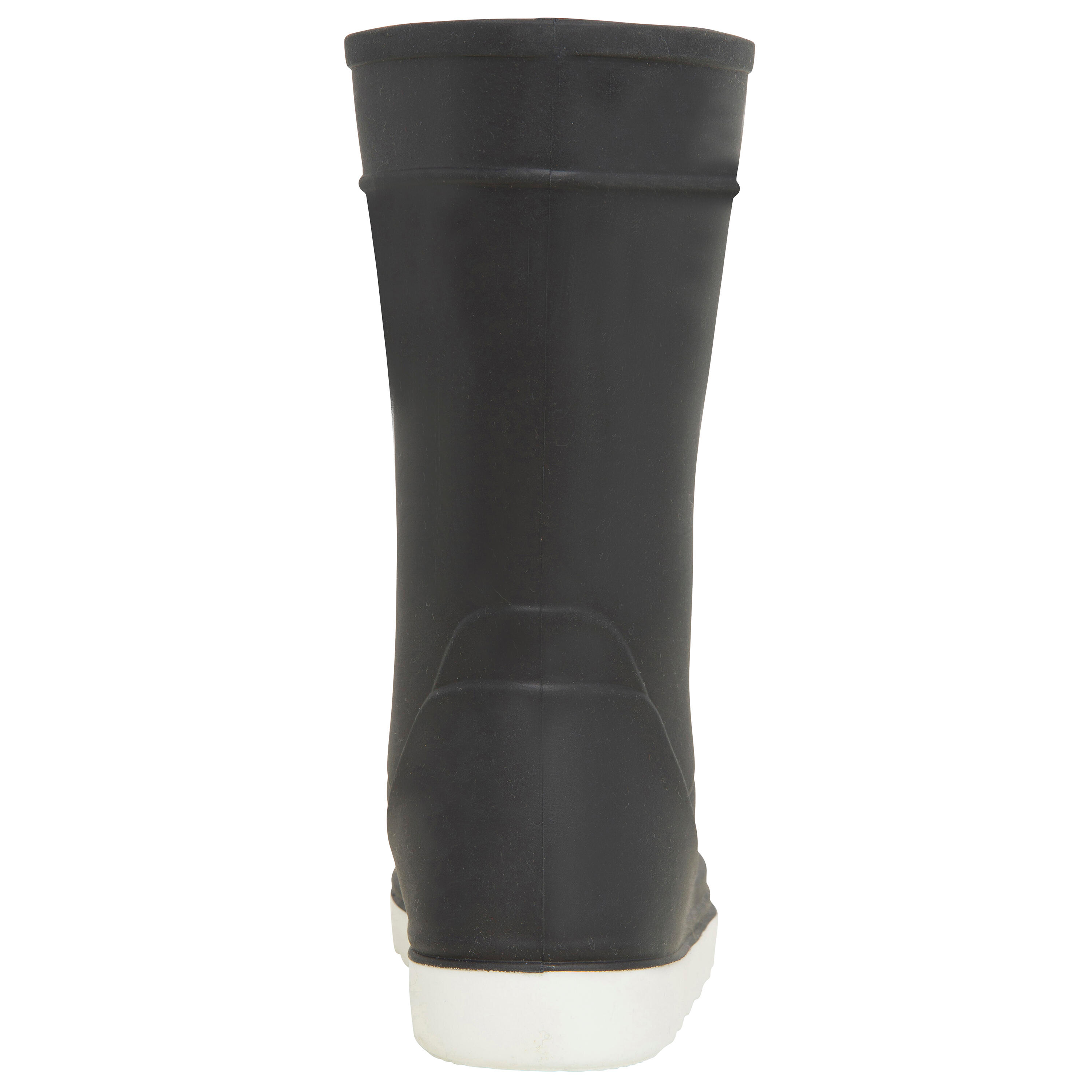 blue calf length boots