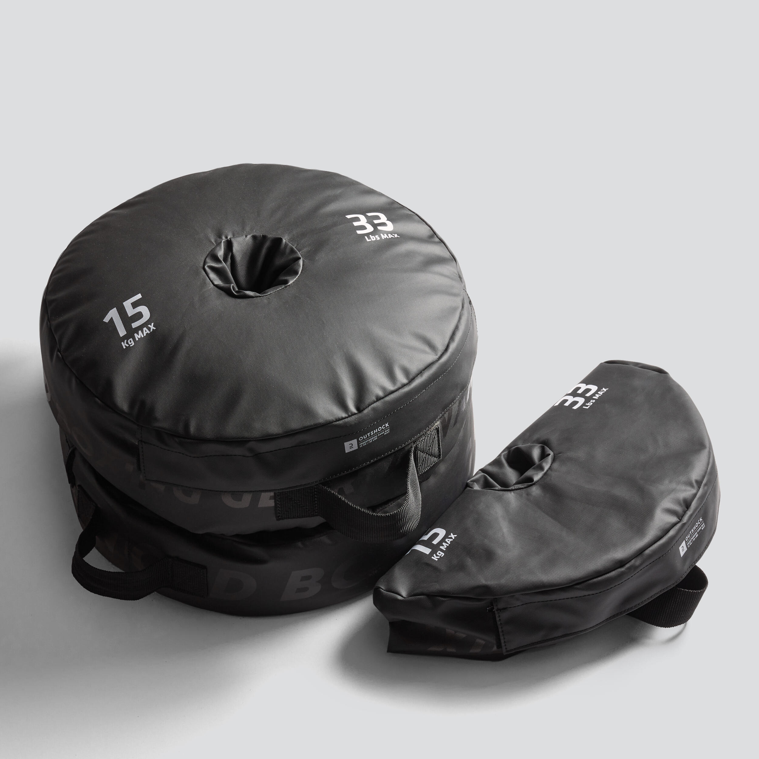Lastre rellenable Outshock 15 kg para soporte saco de boxeo 3/9