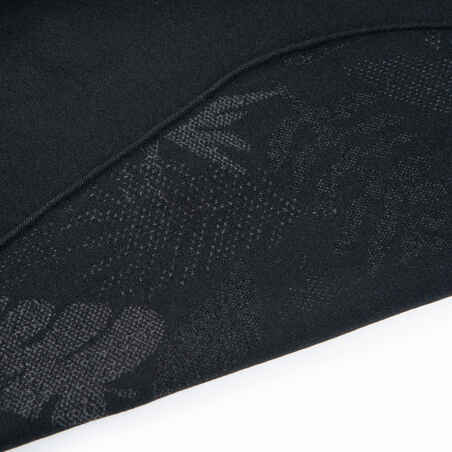 Seamless 7/8 Yoga Leggings - Black/Anthracite