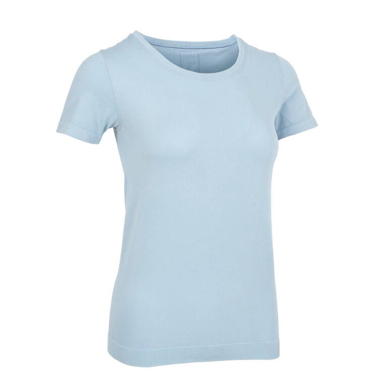 Women's Short-Sleeved Seamless Yoga T-Shirt