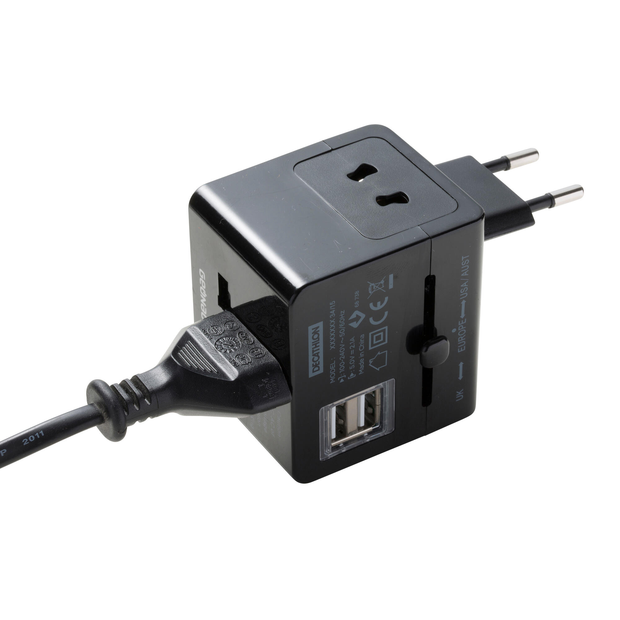 OnCharger 500 USB charger and international adapter 5/6