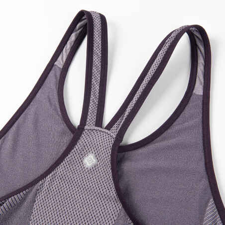 Women's Seamless Dynamic Yoga Tank Top - Purple