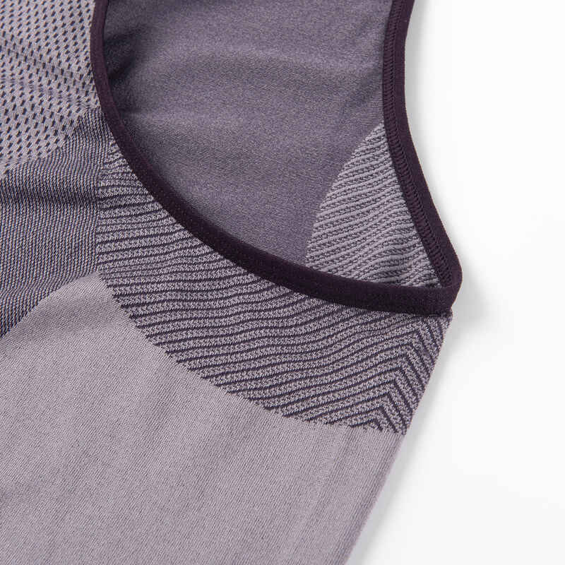 Women's Seamless Dynamic Yoga Tank Top - Purple