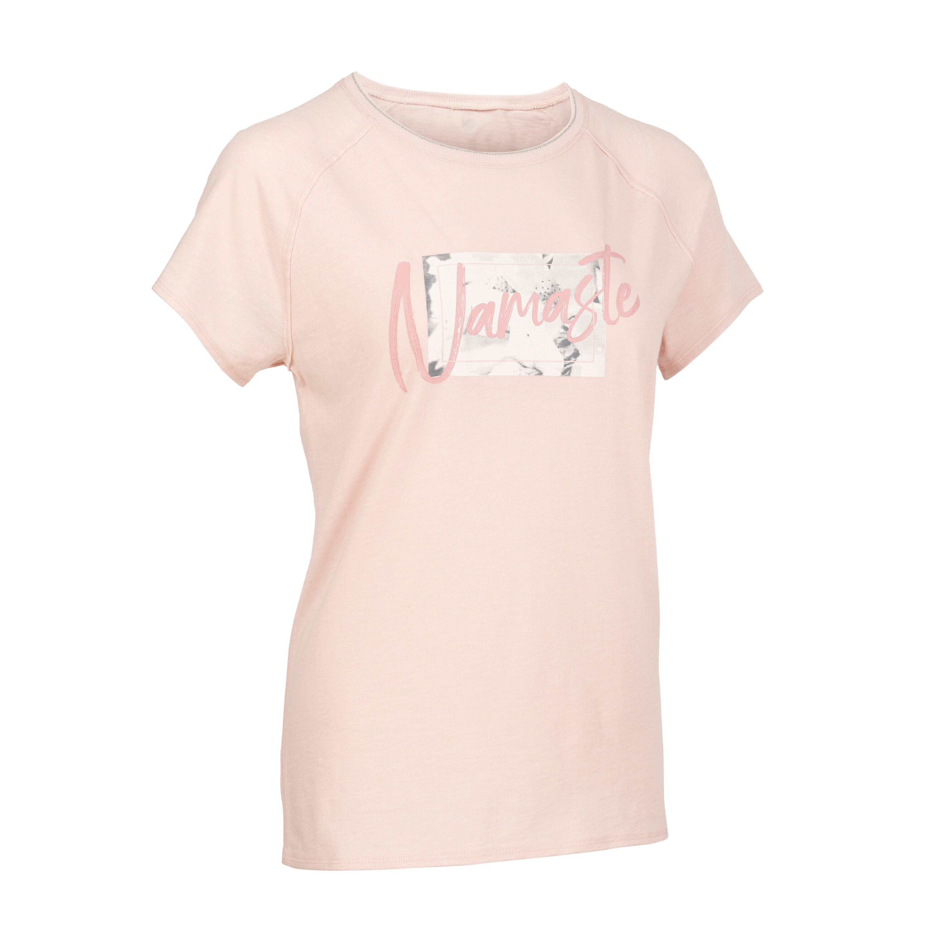 pink yoga shirt