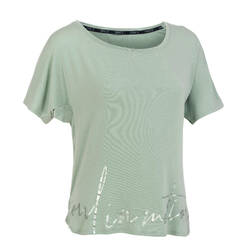Women's Modern Dance Short T-shirt - Light Green