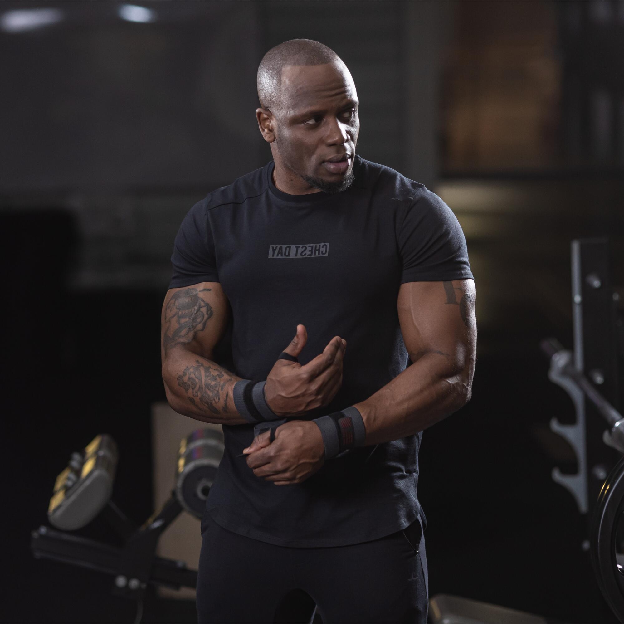 МАНЖЕТА НА ЗАПЯСТЬЕ БОДИБИЛДИНГ DOMYOS