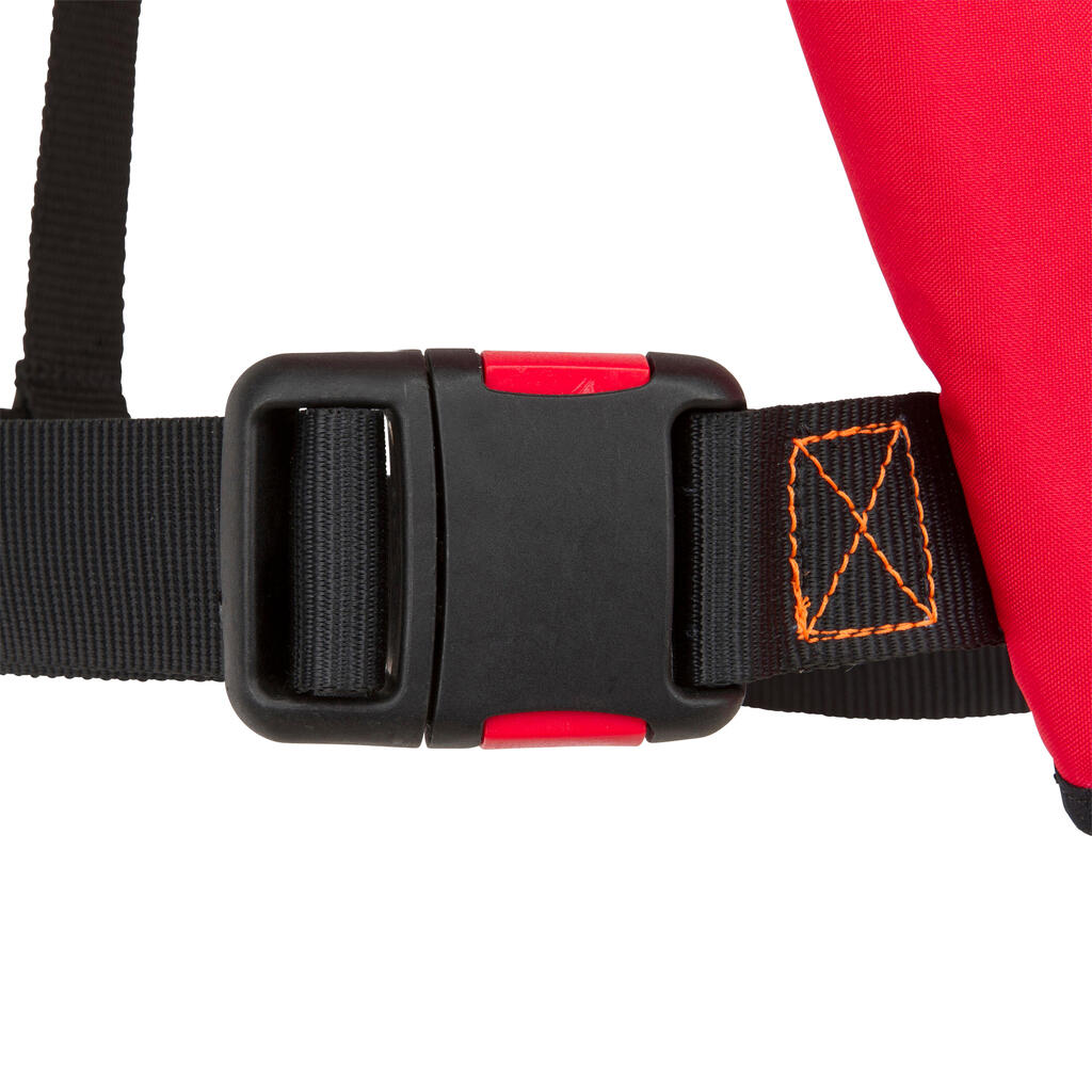 Pieaugušo piepūšamā glābšanas veste “LJ 150N AIR”, sarkana