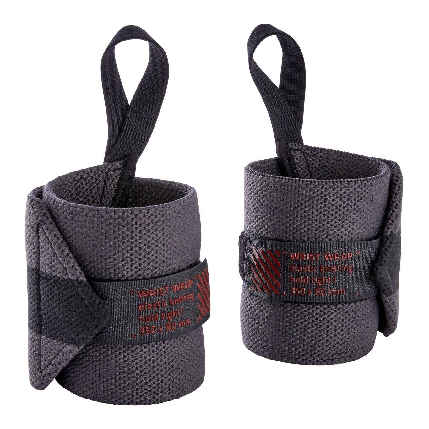 Weight Training Wrist Straps - Dark Grey